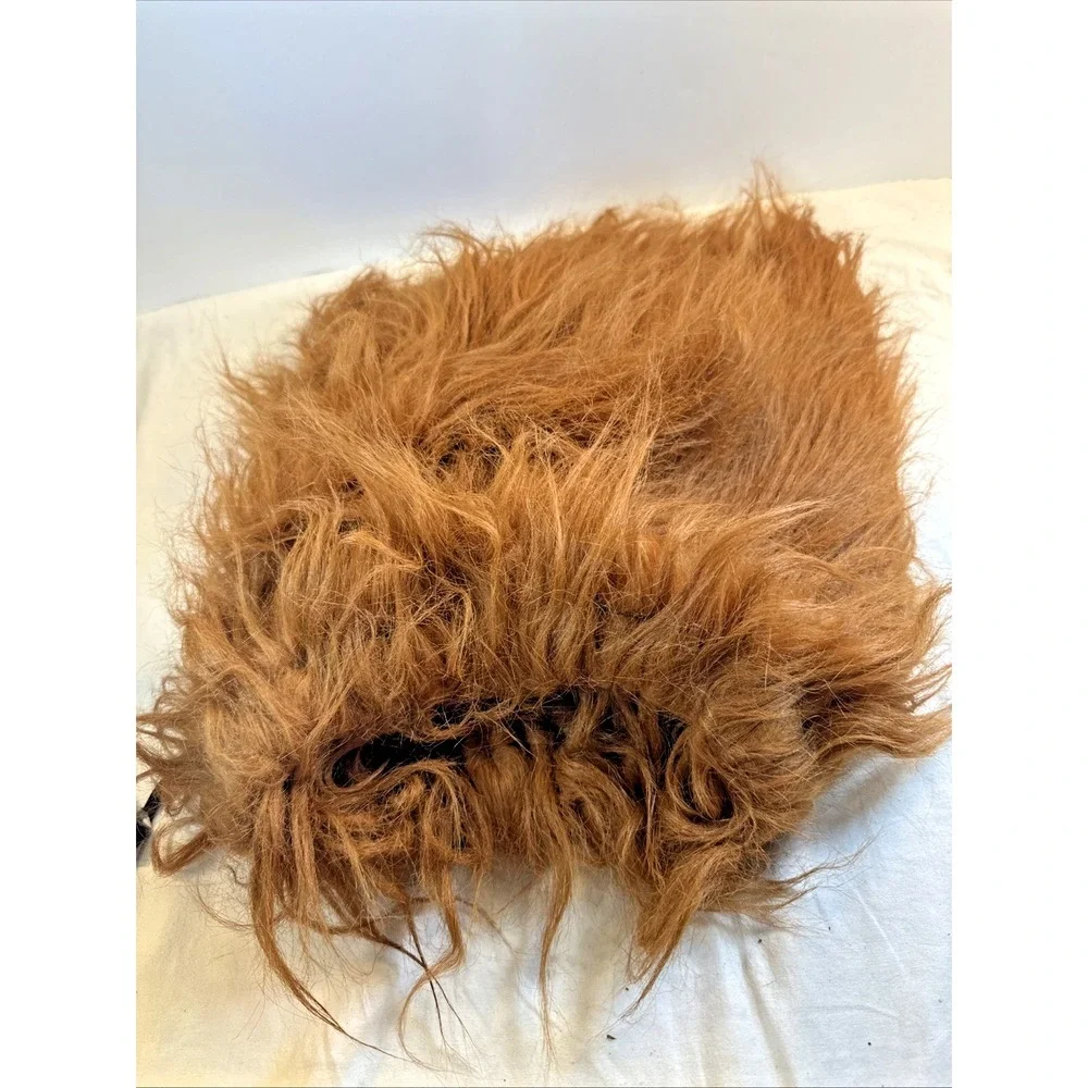 Dog Lion Mane Wig Halloween Pet Costume Funny Headwear for Medium Large Dogs